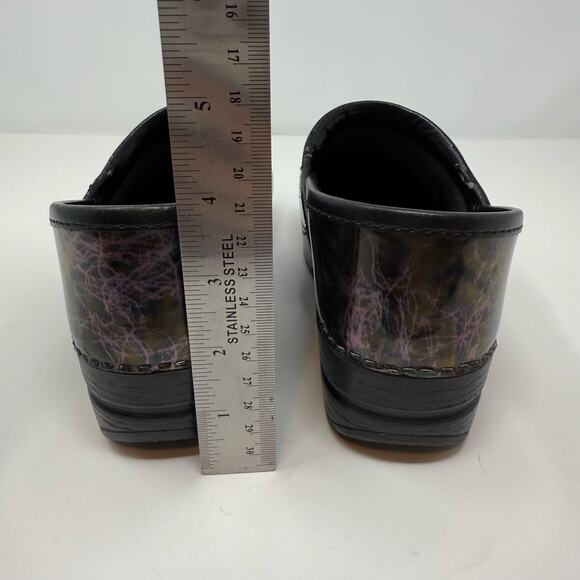 Dansko Professional Clogs Women's 37 Lightning Black Nursing Shoe - Picture 13 of 16